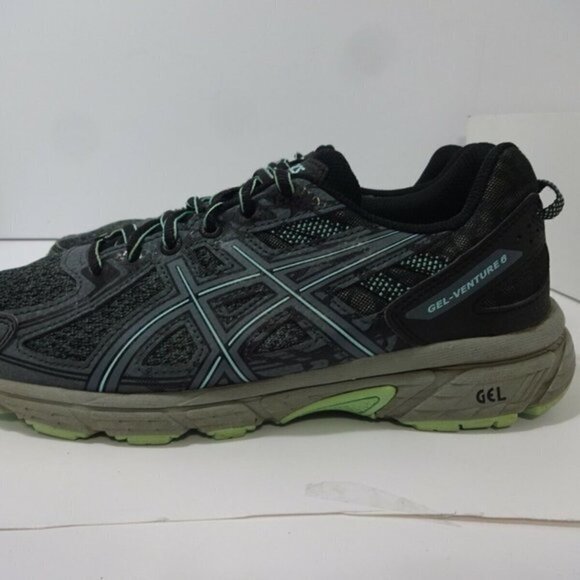 Asics Gel-Venture 6 Womens Size 8 US Gray Running Shoes 1012A504 - Picture 2 of 6